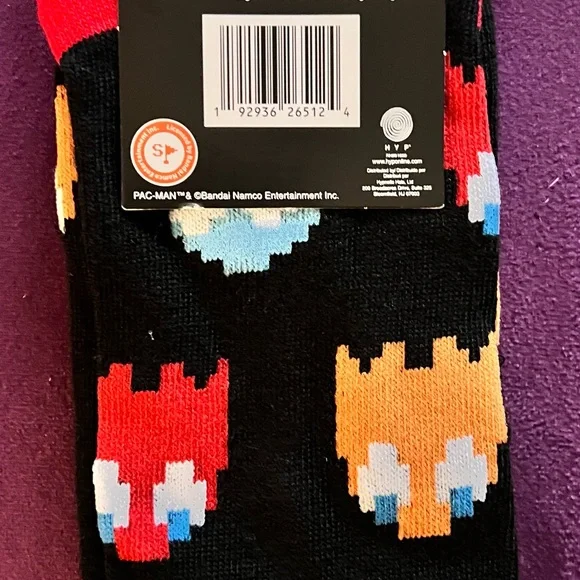 3 for $13 Pac Man socks! - Picture 2 of 3